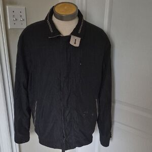 Pronto Uomo Black Windbreaker Jacket